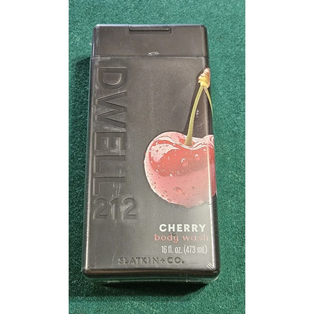new 4 pack Slatkin & Co DWELL 212 Cherry Body Hand Wash Lotion Fragrance